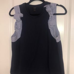 Navy blue J.Crew blouse